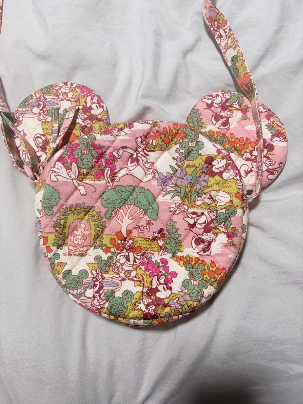 Vera Bradley Mickeys Promenade NWT Crossbody Bag Disney Mickey Mouse Ears